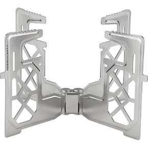 CAMPINGMOON Mini Alcohol Stove Cross Stand Stainless Steel for Backpacking Hiking Rack AS-ST