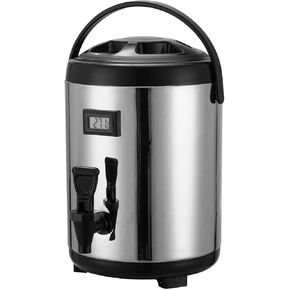 Hot Drink Dispenser,Portable Liquid Dispenser with Spigot | Large Capacity 8L Hot Tea Warmer for Cafes Restaurants Kitchens