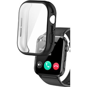 Watch Cases compatible with IOWODO R30 PRO 1.85" Smart Watch, TPU Case with Screen Protector, Protecting Watch Body & Screen
