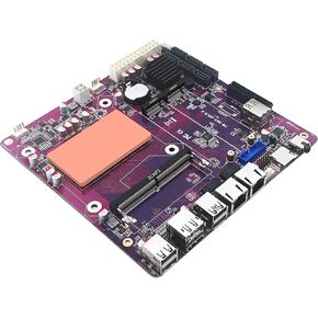 NAS Mainboard N150 Mini ITX, 2 x i226V 2.5GbE LAN NAS Motherboard, Barebone, 1 xDDR5, 2 xM.2 NVMe SSD Slot, 6 xSATA3.0, 1 xPCIe3.0 x4 Slot, TF Card Slot, SPK/MIC
