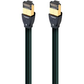 AudioQuest RJ/E Forest 12 M 12 M Cat7 Black Network Cable – RJ-45 Network Cable (12 M, RJ45, CAT7, Black)