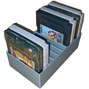 Cartridge Display Stand for Nintendo Game Boy/Game Boy Advance/GB/GBC/GBA, 10-Slot Game Card Organizer Tray Rack, Cart Storage Desk Holder Accessory