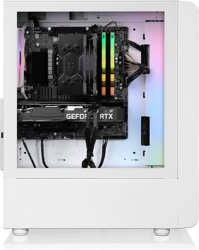 Thermaltake LCGS Quartz i1460 Gaming Desktop (Intel Core™ i5-14400F, ToughRam DDR4 3600Mhz 16GB RGB Memory, NVIDIA GeForce® RTX 5060, 1TB NVMe M.2, WiFi, Windows 11) S2QT-B760-560-LCS in Kuwait