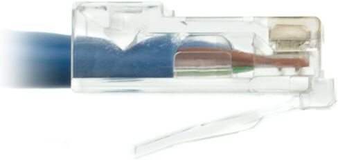 ACL 6 Inch Cat5e RJ45 Bootless Ethernet LAN كابل ، أزرق ، 10 حزمة in Kuwait