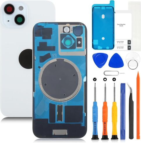 AGCUT for iPhone 15 Back Glass Replacement for iPhone 15 Rear Back Glass Waterproof and Camera Lens+Professional Repair Tool Kit (Green) in Saudi Arabia