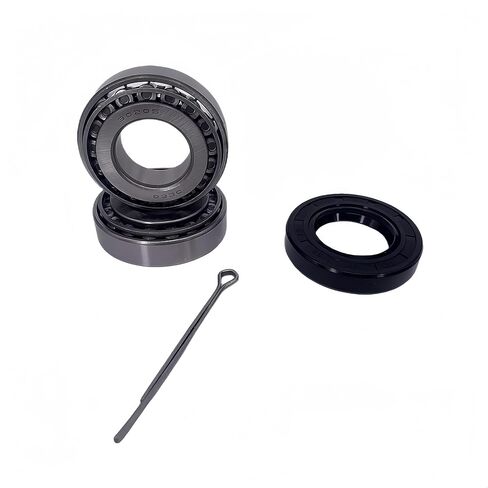 2 Set Fits 25mm Axles Trailer Wheel Hub Kit, 30205 Bearings, TC30x52x10mm Seal, OD 52mm Dust Cover and Cotter Pin.… in Kuwait