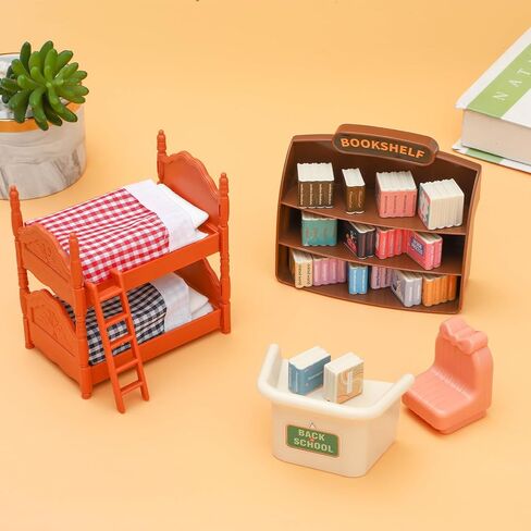 ONEST 8 Pieces Dollhouse Miniature Mirror Dollhouse Wall Mirror Miniature Bedroom Mini Furniture Mirror Accessory for 1/12 Dollhouse Decor in Kuwait