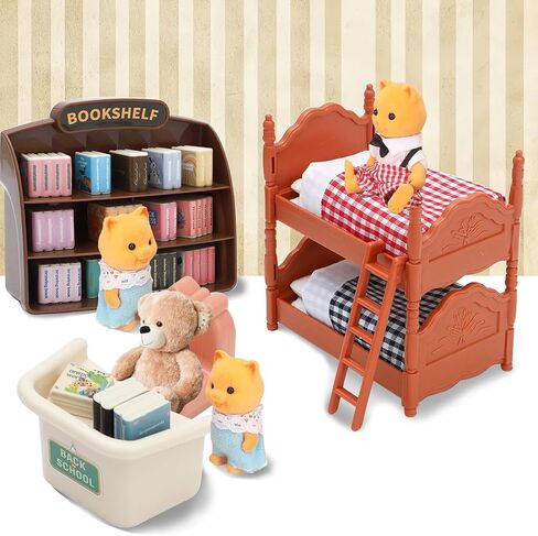 ONEST 8 Pieces Dollhouse Miniature Mirror Dollhouse Wall Mirror Miniature Bedroom Mini Furniture Mirror Accessory for 1/12 Dollhouse Decor in Kuwait