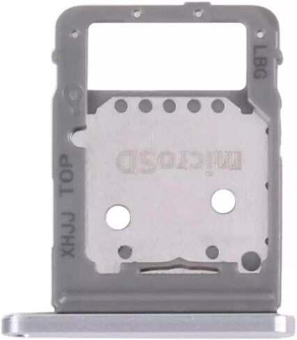 SIM MicroSD Card Tray Holder Slot Replacement Compatible with Samsung Galaxy Tab S8 SM-X700 (Silver) in Saudi Arabia