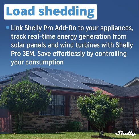 Shelly Pro 3EM (120A) | WiFi & Bluetooth 3-Phase Smart Energy Meter | 2-Way Consumption | Home Automation | Compatible with Alexa & Google Home | iOS Android App | No Hub Required | Solar Panels in Saudi Arabia