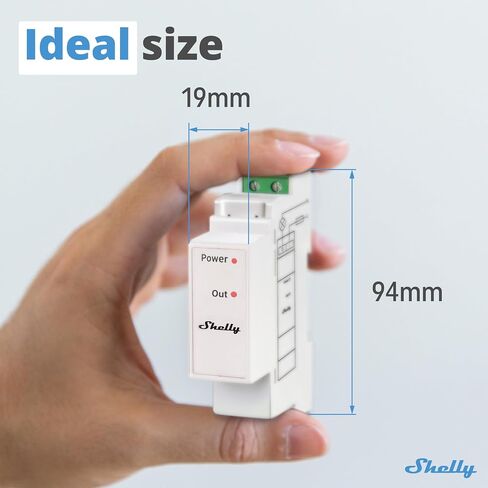 Shelly Pro 3EM (120A) | WiFi & Bluetooth 3-Phase Smart Energy Meter | 2-Way Consumption | Home Automation | Compatible with Alexa & Google Home | iOS Android App | No Hub Required | Solar Panels in Saudi Arabia