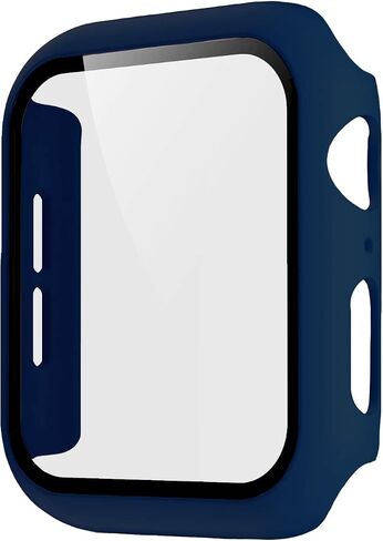 [2 حزمة متوافقة مع Apple Watch 3 2 1 Series IWatch 9H CASP CASS CASE COMPLE COMPLEST COVERT CORPERT WIRELESS شحنة خفيفة من الخدش مقاوم (الأزرق ، 38 مم) in Kuwait