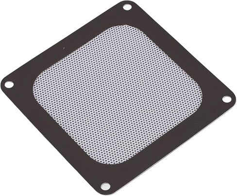 4PCS PVC Computer Fan Filter Grills Magnetic Frame PC Fan Dust Mesh PC Cooler Filter 3.66x3.66in for Desktop PC Fan and Case Ventilation (White) in Kuwait