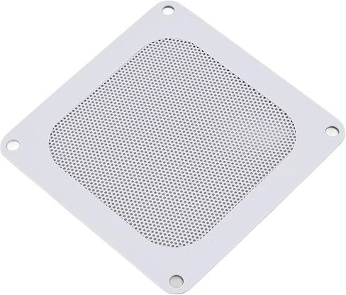 4PCS PVC Computer Fan Filter Grills Magnetic Frame PC Fan Dust Mesh PC Cooler Filter 3.66x3.66in for Desktop PC Fan and Case Ventilation (White) in Kuwait