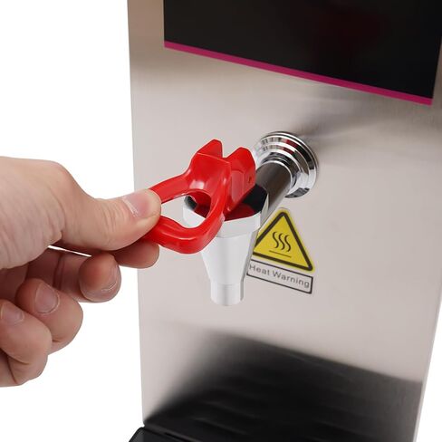 موزع المياه الساخنة التجارية ، غلايات المياه الكهربائية ، موزع المياه المغلي 10L مع وظيفة التوقيت ، بطانة الفولاذ المقاوم للصدأ وشاشة LCD للفندق الحلوى لمقاهي الشاي (الأسود) in Kuwait