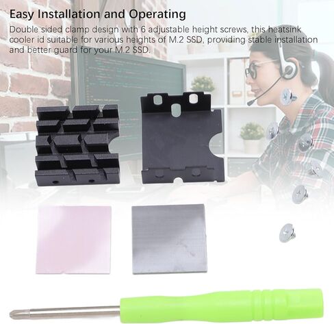 وسادة حرارية لتسخينات SSD على سطح السفينة SSD ، تبديد الحرارة الممتاز SSD DESTINCH THERMAL PAD ، فريدة من نوعها M.2 2230 ، للكمبيوتر in Kuwait