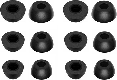 أطراف أذن متوافقة مع سماعات أذن Pixel Buds Pro، 6 أزواج بأحجام صغيرة/متوسطة/كبيرة من السيليكون الناعم أطراف أذن بديلة متوافقة مع Pixel Buds Pro، أسود in Saudi Arabia