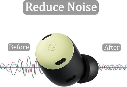 أطراف أذن متوافقة مع سماعات أذن Pixel Buds Pro، 6 أزواج بأحجام صغيرة/متوسطة/كبيرة من السيليكون الناعم أطراف أذن بديلة متوافقة مع Pixel Buds Pro، أسود in Saudi Arabia