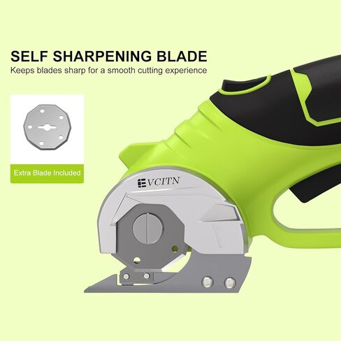 مقص كهربائي لاسلكي Evcitn 4V، قاطع كهربائي، قص بسحاب، قاطع كرتون، أداة قطع السجاد، مقصات كهربائية، قاطع دوار للنسيج، مقص دوار، أداة قطع لاسلكية متعددة in Kuwait