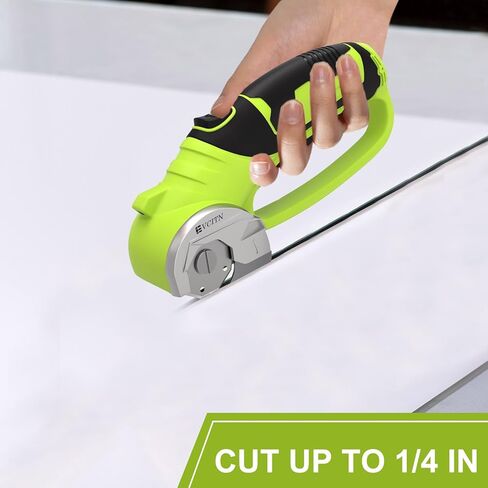 مقص كهربائي لاسلكي Evcitn 4V، قاطع كهربائي، قص بسحاب، قاطع كرتون، أداة قطع السجاد، مقصات كهربائية، قاطع دوار للنسيج، مقص دوار، أداة قطع لاسلكية متعددة in Kuwait