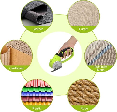 مقص كهربائي لاسلكي Evcitn 4V، قاطع كهربائي، قص بسحاب، قاطع كرتون، أداة قطع السجاد، مقصات كهربائية، قاطع دوار للنسيج، مقص دوار، أداة قطع لاسلكية متعددة in Kuwait