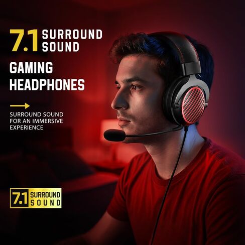 Redragon H540 سماعات ألعاب لاسلكية للكمبيوتر الشخصي ، PS4/5 ، Xbox ، التبديل ، 4 بوضع (2.4 جم/BT/USB/3.5 مم) - 7.1 صوت محيطي - سماعات ألعاب برامج تشغيل 53 مم مع ميكروفون لإلغاء الضوضاء - رغوة الذاكرة in Kuwait