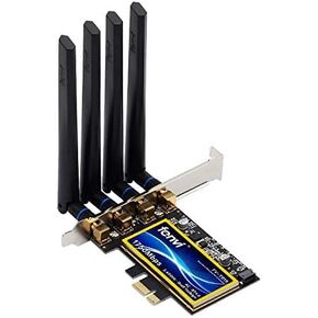 T919 Hackintosh 1750Mbps PCI-E Bluetooth 4.0 Wireless WiFi Adapter BCM94360CD macOS Catalina WiFi Card for PC, Up to 1300Mbps (5Ghz) + 450Mbps(2.4Ghz), Dual Band 802.11ac, Airdrop/Handoff