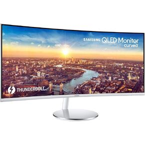 Samsung C34J791 34-inch QHD Ultrawide Curved Monitor with Thunderbolt 3, Mac ready (LC34J791WTNXZA) (Renewed)