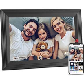 Sammix 15.6 بوصة 10.1 بوصة 2 حزمة واي فاي إطار الصورة الرقمية ، إطار صور شاشة لمس