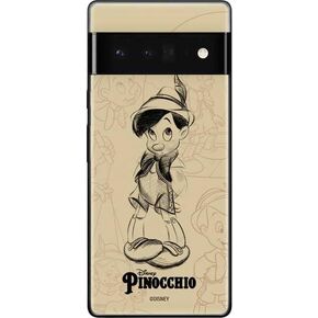 Skinit Decal Phone Skin Compatible with Google Pixel 6 Pro - Officially Licensed Disney Pinocchio Sketches Portrait Design