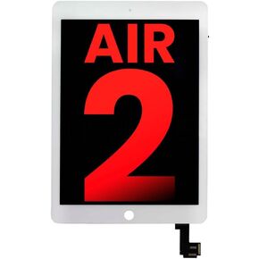 LCD Screen Replacement for iPad Air 2 Air 2nd gen 9.7" 2014 A1566 A1567 Touch Screen Digitizer Replacement Display LCD Assembly White