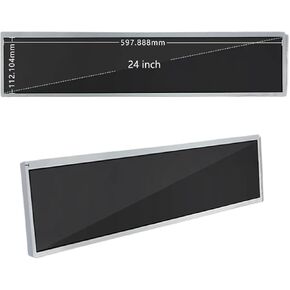 24 inch Stretched Bar LCD Screen for Supermarket Shelf Advertising DV240FBM-NB0 1920 * 360 Controller Board