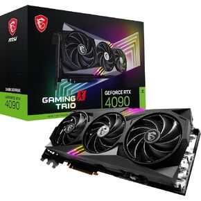MSI GeForce RTX 4090 Ventus 3X 24G OC Gaming Graphics Card - 24GB GDDR6X, 2595 MHz, PCI Express Gen 4, 384-bit, 3X DP v 1.4a, HDMI 2.1a (Supports 4K & 8K HDR)