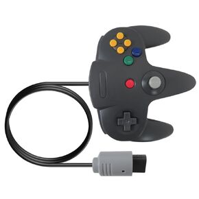 Hevituwhe New Upgrade 2-Pack Classic Controller for Nintendo 64, Retro Wired Remote Game Pad Joystick Controller for N64 System Video Console (Transparent Green and Transparent Purple)