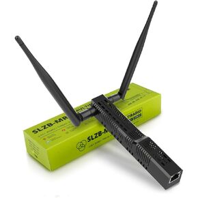 SMLIGHT SLZB-MR1 - Zigbee 3.0 to Ethernet,USB,and WiFi Gateway Coordinator with PoE,Universal Gateway for Home Assistant/ Zigbee2MQTT/ZHA,Wireless Zigbee 3.0 USB Adapter