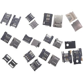 10Pcs Sd/Mini/Tf/Sim/Nano/Micro Card Holder Card Slot Size Long and Short Body with Self Elastic Flip Cover