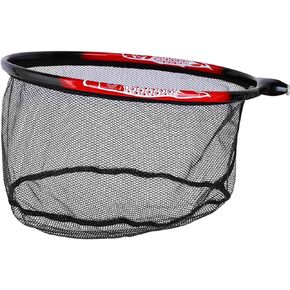 Fishing Landing Net Head Fly Fishing Net Rubber Coated Replacement Net 8mm Thread Fish Catching Releasing Landing Net Head