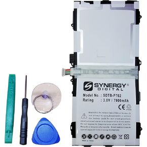 Synergy Digital Tablet Battery, Works with Samsung SM-T800 Tablet, (Li-Pol, 3.8V, 7900 mAh) Ultra Hi-Capacity Battery