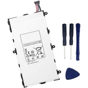 3.7V 4000mAh T4000E Replacement Battery Compatible with Samsung Galaxy Tab Tablet 3 7.0 T210 T211 T210R T217A SM-T210R SM-T217S with Repair Tools