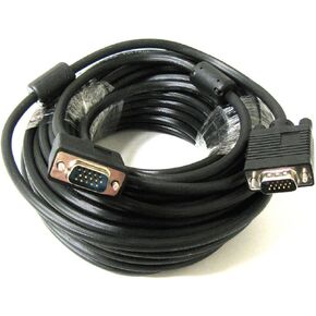 جديد 50 قدم. VGA Male to Cable Cable Black Monitor Cable شعبية عملية حديثة شعبية