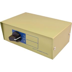 PTC Premium VGA/SVGA 2-Port Data Switch - 1 Computer to 2 Monitors or 2 Computers to 1 Monitor