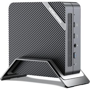 MINISFORUM UM760 Slim Mini PC AMD Ryzen 5 7640HS 6C/12T Desktop Computer,DDR5 32G RAM+1TB SSD PCIe4.0,HDMI/DP/USB4 8K@60Hz Output, 1X 2.5G RJ45 Port,4X USB Port,Dual Band WiFi,AMD Radeon 760M Graphics