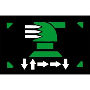 Machine Gun Sentry Stratagem Morale Patch. Perfect for Your Hook and Loop Tactical Cap, Plate Carrier, Rucksack or Backpack.