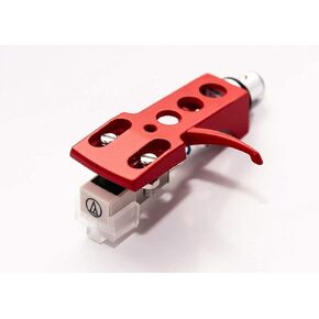 Red Headshell, AT-3600L Cartridge and Stylus, Needle for Pioneer PL100, PL112D, PL115D, PL117D, PL120, PL300, PL400, PL510, PL514, PL514X, PL550, PL570, PL1170