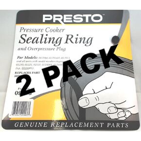 2 Pk, Presto Pressure Cooker Sealing Gasket Ring 09903