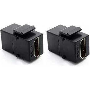 RiteAV HDMI 2.0 Ivory Keystone Adapter Coupler Female to Female (25 Pack)