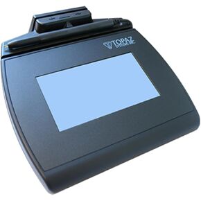 Topaz Systems - TM-LBK755SEHSB-R - Topaz SignatureGem T-L755 Signature Capture Pad with MSR - Backlit LCD - Active PenUSB, Serial - 4.40 x 2.50 Active Area LCD - Backlight - 410 PPI