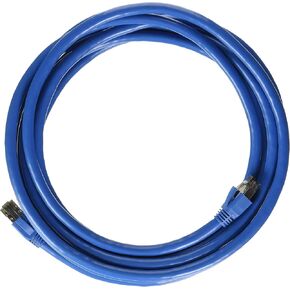 Nippon Labs Cat8 RJ45 15FT Ethernet Patch Internet Network LAN Cable, Indoor/Outdoor, 24AWG Shielded Latest 40Gbps 2000Mhz, Weatherproof S/FTP for Router, PS4, PS5, Xbox, PoE, Switch, Modem (Blue)