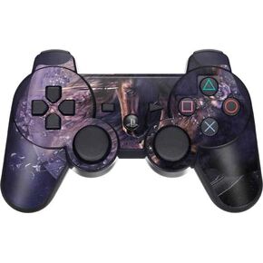 Skinit Decal Gaming Skin Compatible with PS3 Dual Shock Wireless Controller - Officially Licensed Tate and Co. Black Rose Unicorn Design