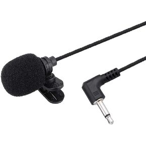 HXBER Mini Portable Clip-on Condenser Microphone Mic Hands-Free 3.5mm TS Plug for Computer PC Portable Voice Amplifier Speaker